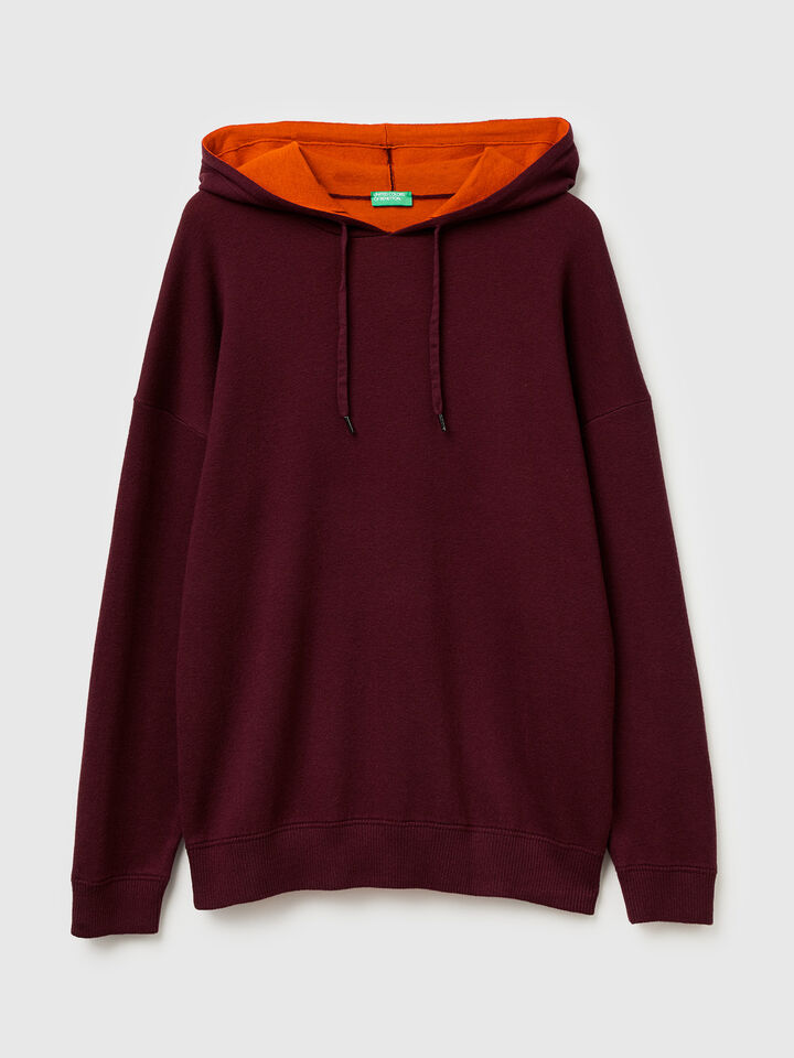 SWEATER W/HOOD Hombre image number 5